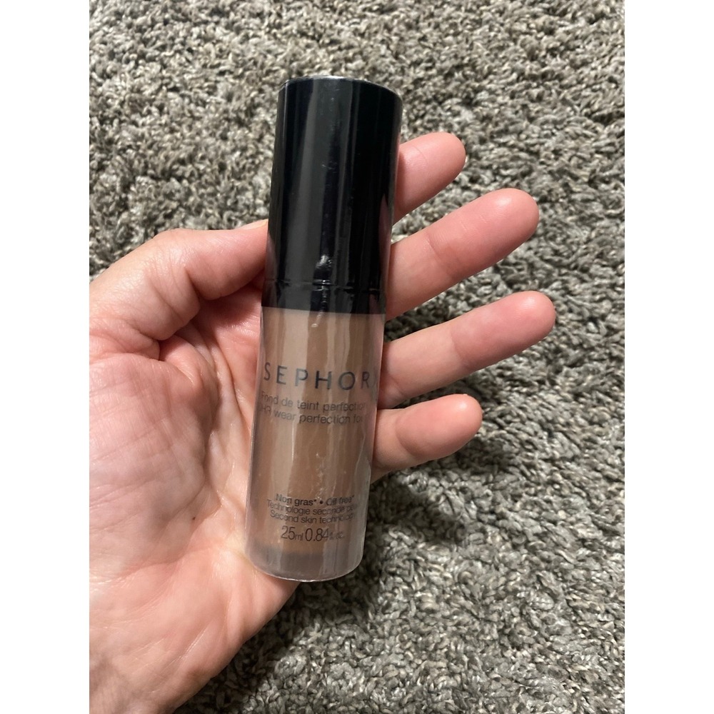 SEPHORA 10 HR WEAR PERFECTION FOUNDATION # 63 DEEP Sienna‎ 0.84 OZ Sealed